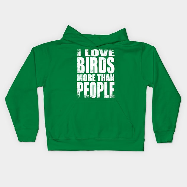 Bird Lover Kids Hoodie by stateements